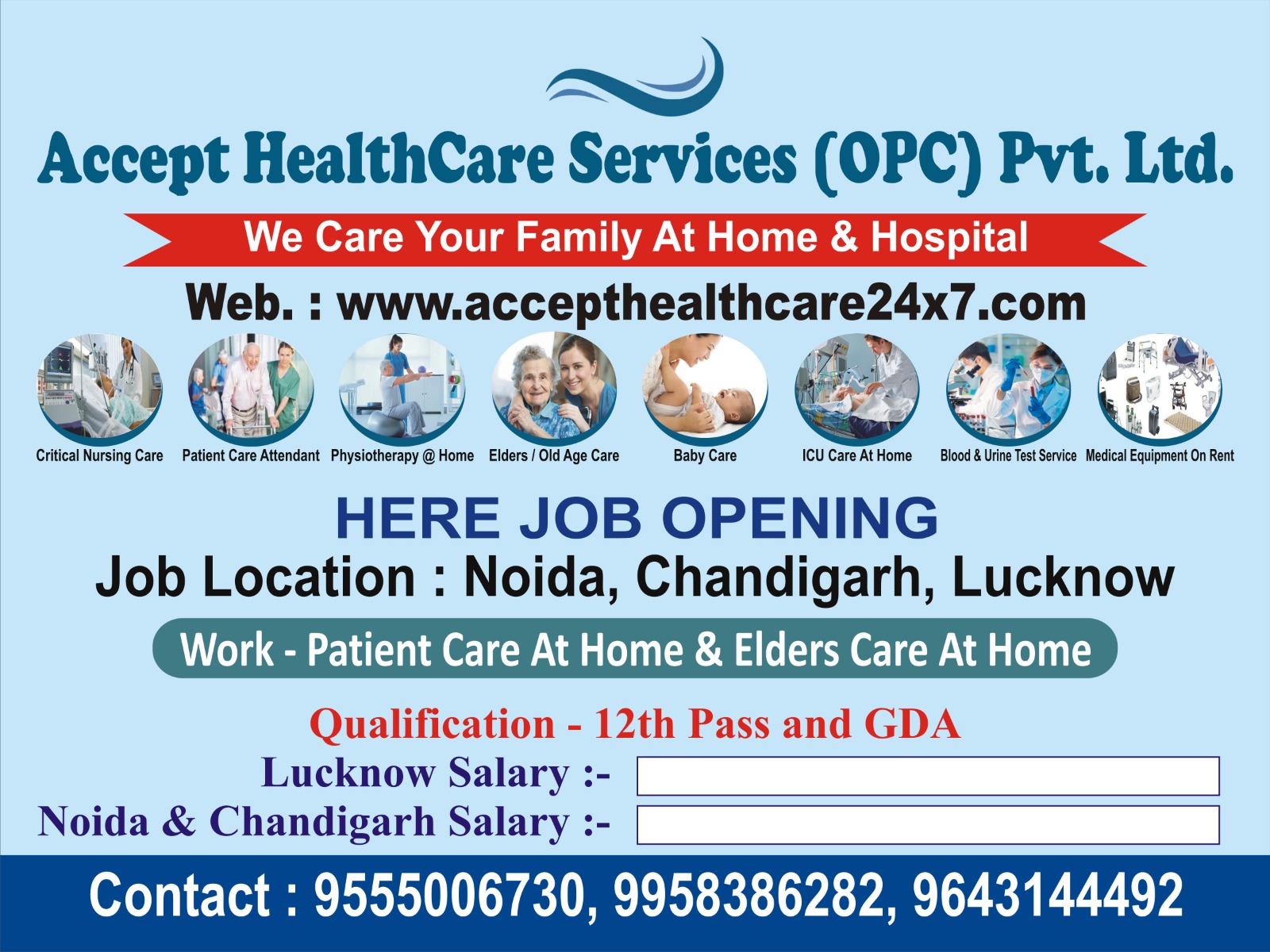 Accept Healthcare Services Opc Private Limited